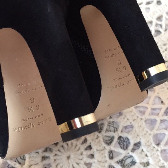 ♠️ kate spade Black Booties sz8.5 - Picture 2 of 8